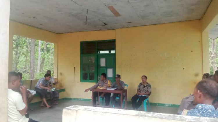 Bhabinkamtibmas Manamas Soroti Bahaya Miras bagi Kesehatan dan Keharmonisan Keluarga