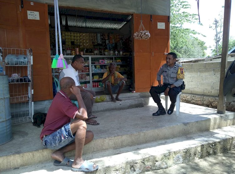 Membangun Komunitas Anti-Curanmor: Aipda Andi Panie Ajak Warga Maubeli Jadi Garda Terdepan Keamanan Lingkungan