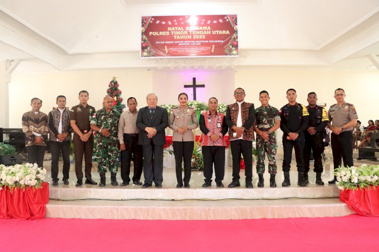 Natal Bersama Perdana di TTU, Kapolres AKBP Eliana Papote Tuai Apresiasi