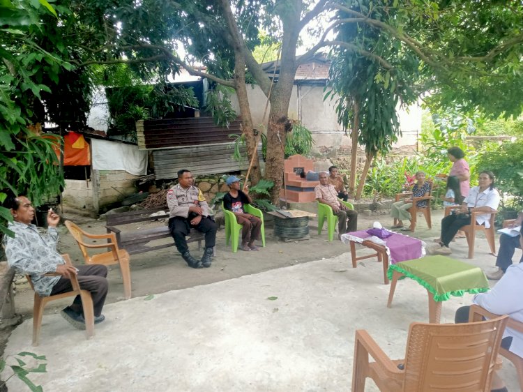 Langkah Preventif Konflik Pertanahan, Brigpol Onisimus Aleuth Dampingi Warga dalam Sidang Sertifikasi Tanah