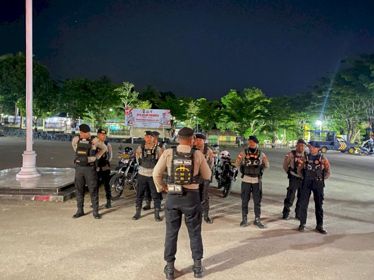 Tekan Niat Pelaku Kriminal, Tim Raimas Polres TTU Intensifkan Patroli di Titik Rawan terjadinya tindakan Kejahatan