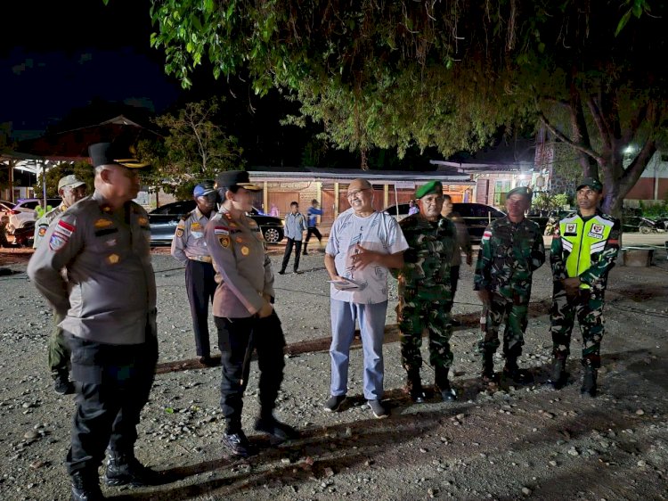 Kapolres TTU dan Dandim 1618/TTU Pimpin Patroli Gabungan Jelang Tri Hari Suci