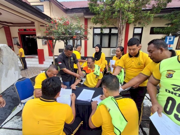 Pastikan Personel Prima, Sidokkes Polres TTU Lakukan Skrining Kesehatan Sebelum Samjas TW I 2026