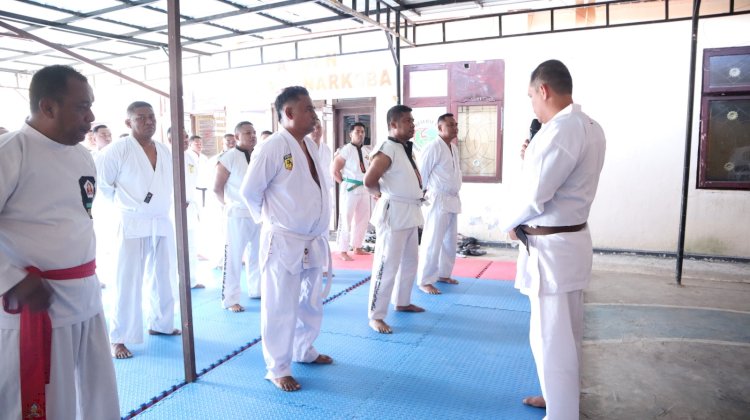 Tingkatkan Profesionalisme, 45 Personel Polres TTU Ikuti Ujian Beladiri Polri dalam Rangka UKP Periode Juli 2026