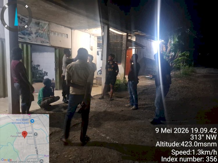Respon Cepat Layanan 110 Polres TTU, Amankan Pemuda Mabuk yang Resahkan Warga di Kampung Alor