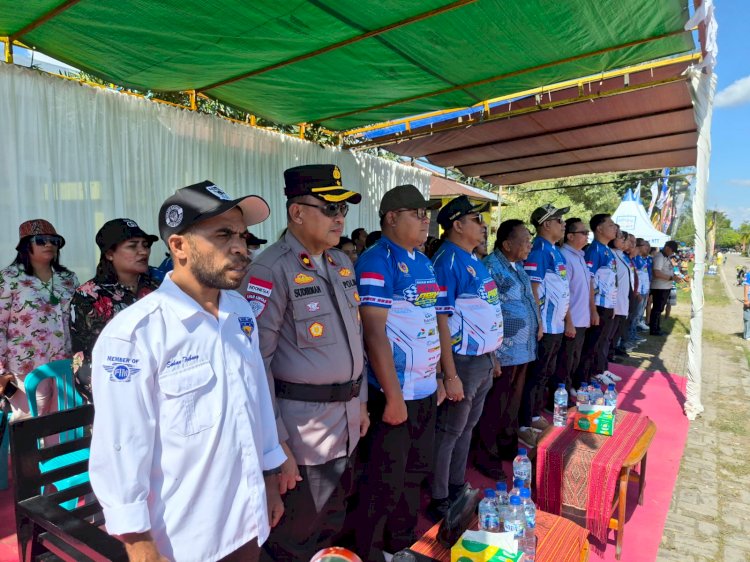 Menatap Kancah Nasional, Polres TTU Kawal Pengamanan Kejuaraan Open Road Race Piala Bupati 2026 di Sirkuit Oemanu