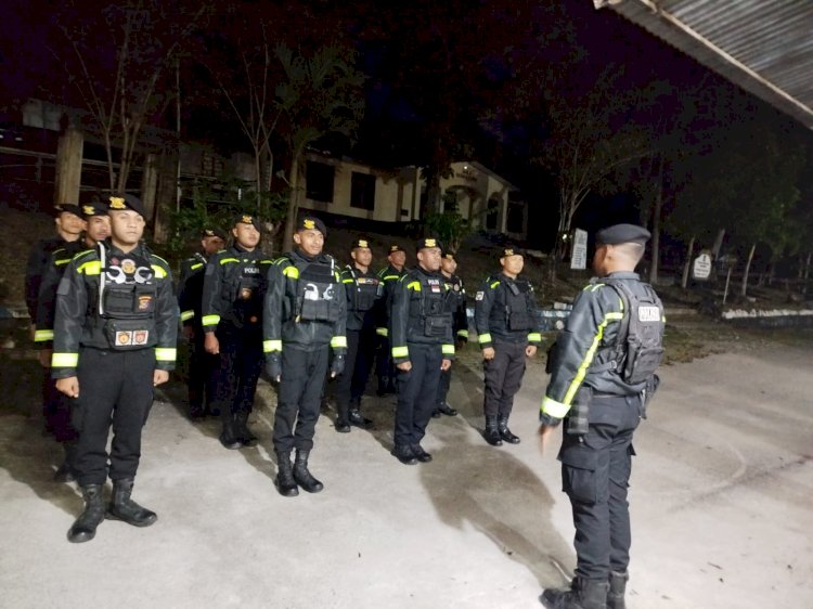 Jaga Kondusivitas Malam Hari, Unit Raimas Sat Samapta Polres TTU Gencarkan Patroli Presisi dan Edukasi Humanis