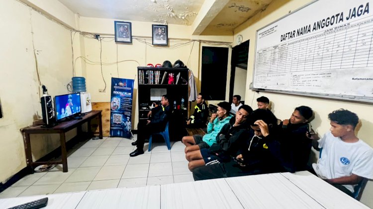 Polres Timor Tengah Utara Gelar Nonton Bareng Piala Dunia Guna Mempererat Kedekatan dan Kepedulian Bersama Masyarakat