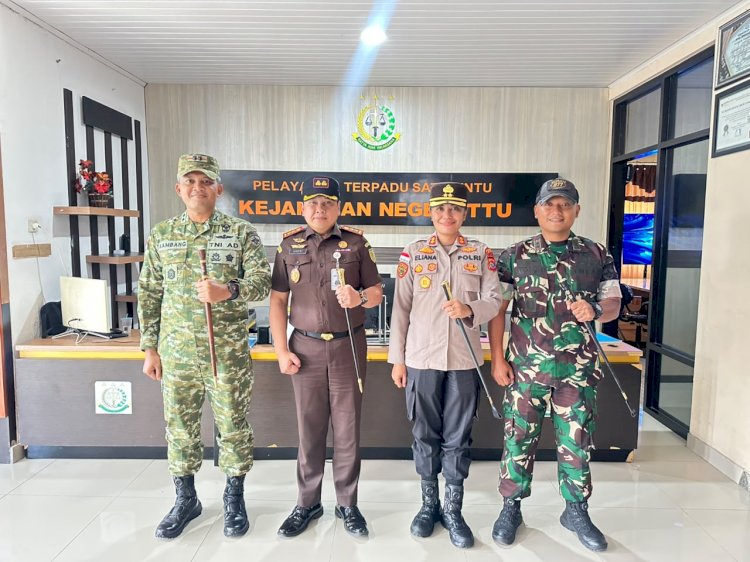 Sinergitas Tanpa Batas di Tapal Batas: Kapolres, Kajari, Dandim, dan Danyonif TTU Duduk Bersama Rajut Kolaborasi demi NKRI