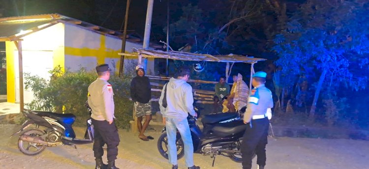 Patroli Presisi Lampu Biru Polres TTU Intensifkan Pencegahan Kriminalitas di Kota Kefamenanu