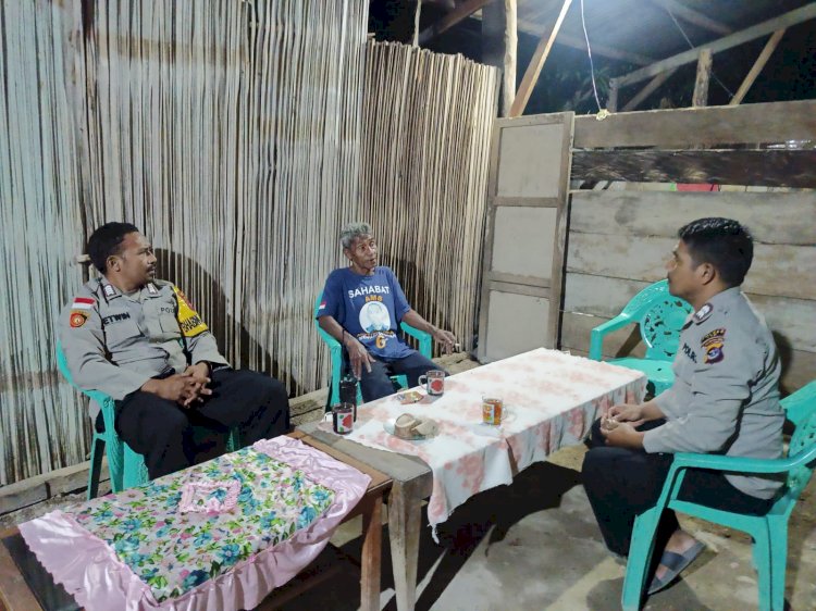 Patroli Dialogis Polsek Biboki Selatan Sasar Titik Rawan, Cegah Kriminalitas Sejak Dini