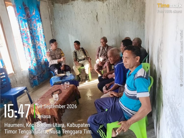 Patroli Dialogis Polsubsektor Bikomi Utara Perkuat Rasa Aman Masyarakat di Wilayah Perbatasan