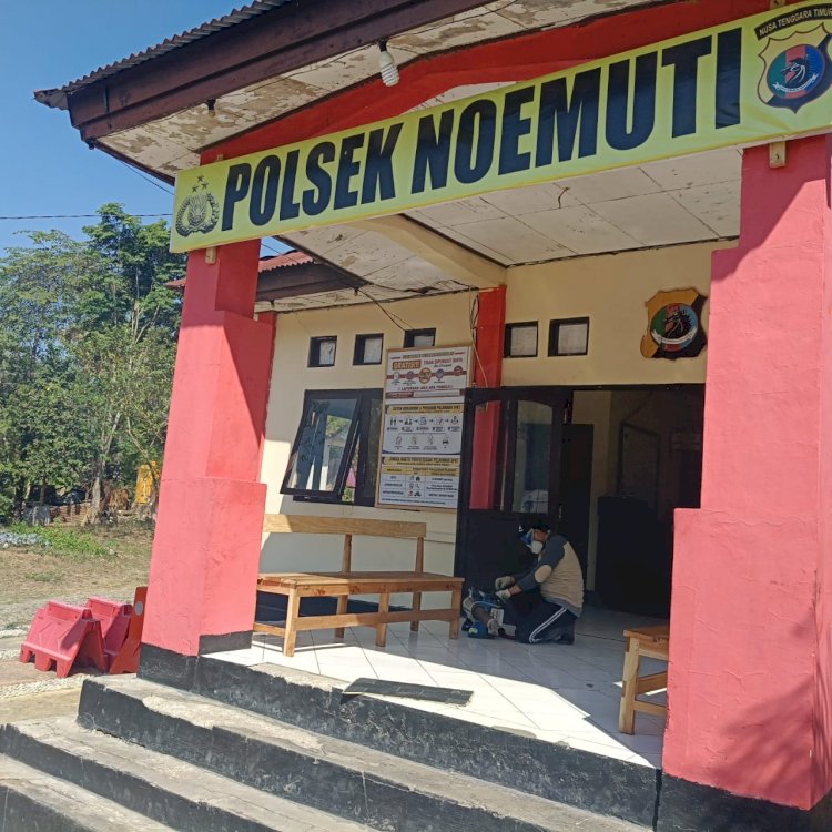 Lingkungan Kerja Sehat, Personel Siap Bertugas: Bid Dokes Polda NTT Laksanakan Fogging di Noemuti
