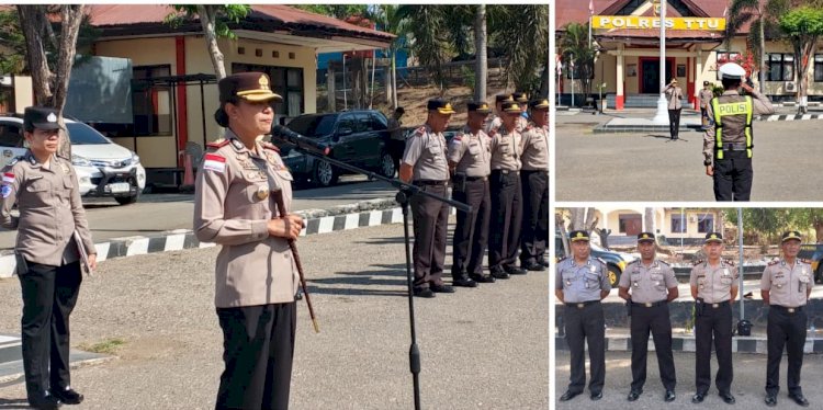 Pimpin Apel Jam Pimpinan, Kapolres TTU Tekankan Delapan Arah Kebijakan Kapolda NTT dan Pelayanan Humanis kepada Masyarakat