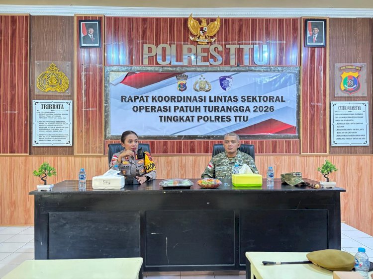 Polres TTU Gelar Rakor Lintas Sektoral Operasi Patuh Turangga 2026, Perkuat Sinergitas untuk Wujudkan Kamseltibcarlantas