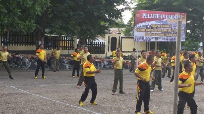 Tingkatkan Kekompak, TNI-Polri Gelar Olahraga Bersama